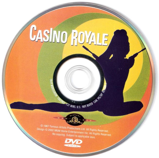 Casino Royale 1967 - DVD - disc