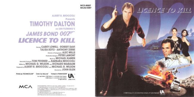 Licence To Kill - OST - CD - booklet a