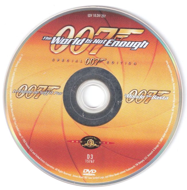 The World Is Not Enough - DVD - Special Edition - disc