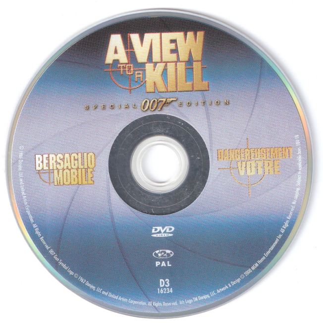 A View To  Kill - DVD - disk